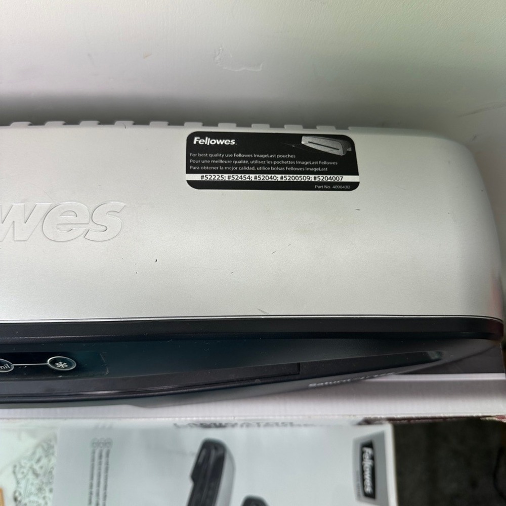 Fellowes Saturn3i 125 Laminator Thermal Home Small Office Jam Free InstaHeat - Picture 8 of 16